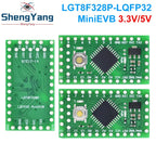 TZT LGT8F328P LQFP32 MiniEVB 3.3V / 5V Replaces Pro Mini ATMEGA328P Fully Compatible For Arduino USE HT42B534-1 Driver