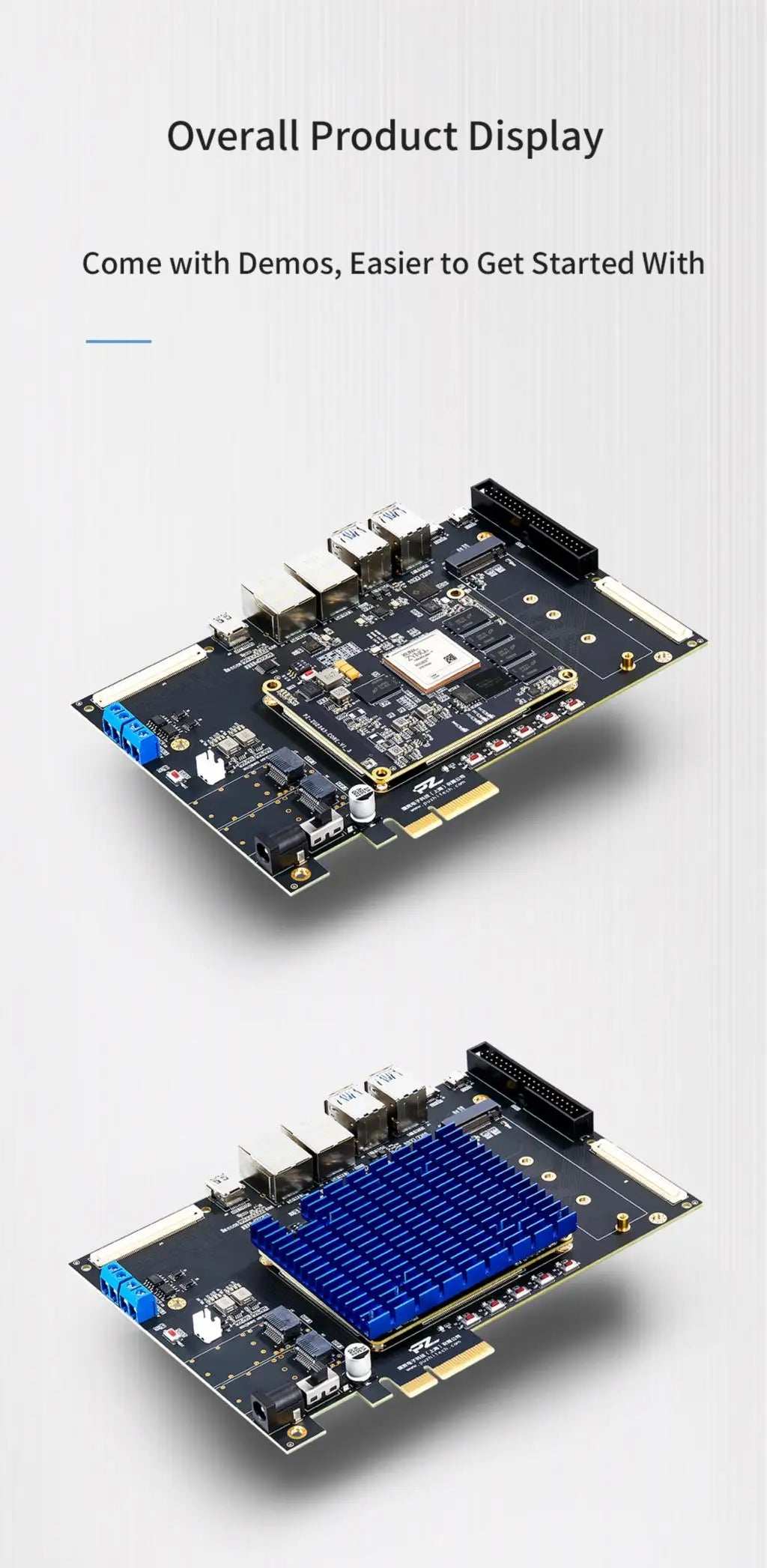 PUZHI  ZU2CG ZU3EG Card: Xilinx ZYNQ UltraScale XCZU2CG XCZU3EG FPGA Development Board USB3.0 DP  PCIe 3.0
