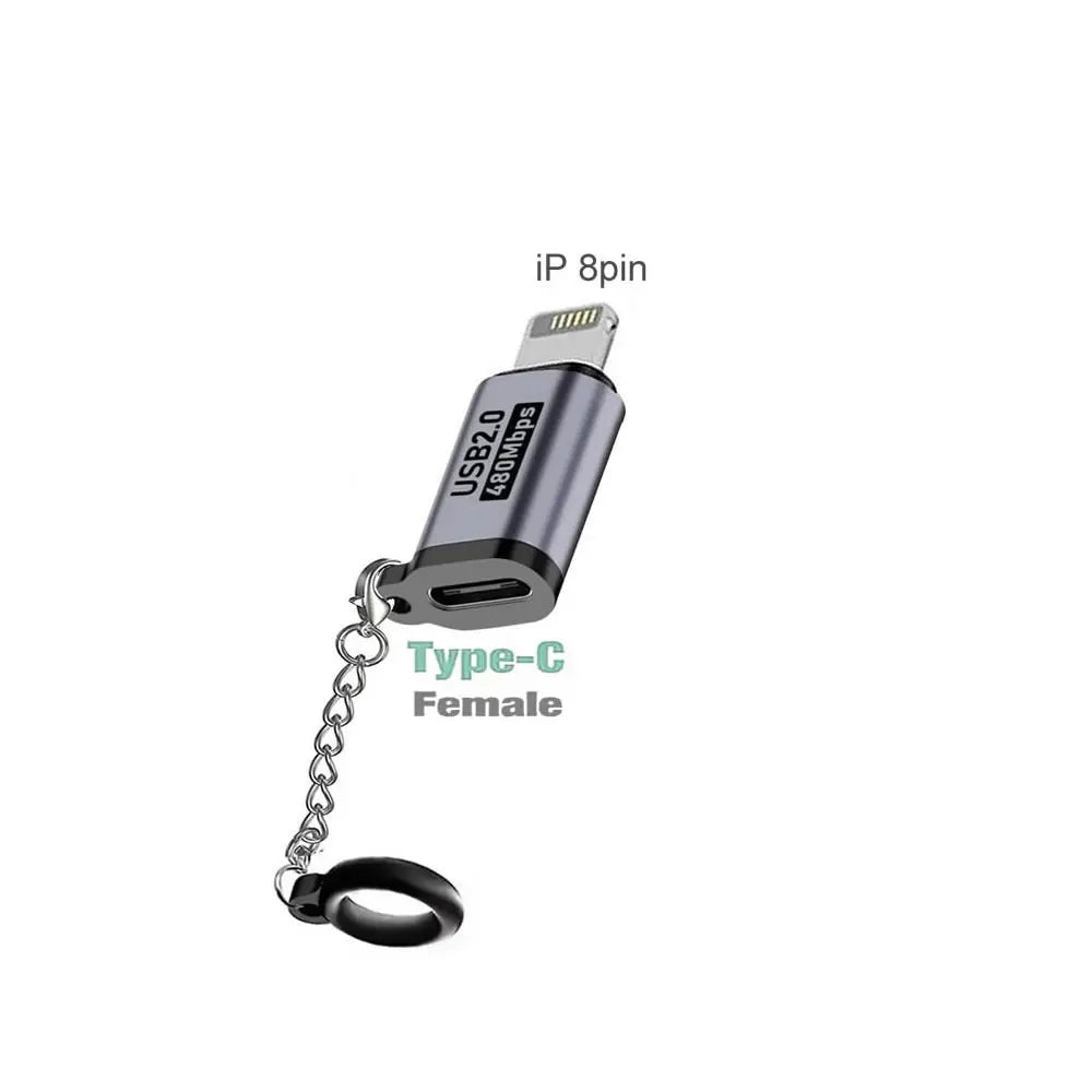 Type C Adapter USB C To Micro To Mini USB Female Converters For iPhone 14 13 Xiaomi Samsung For Lightning Male Charger Adapter