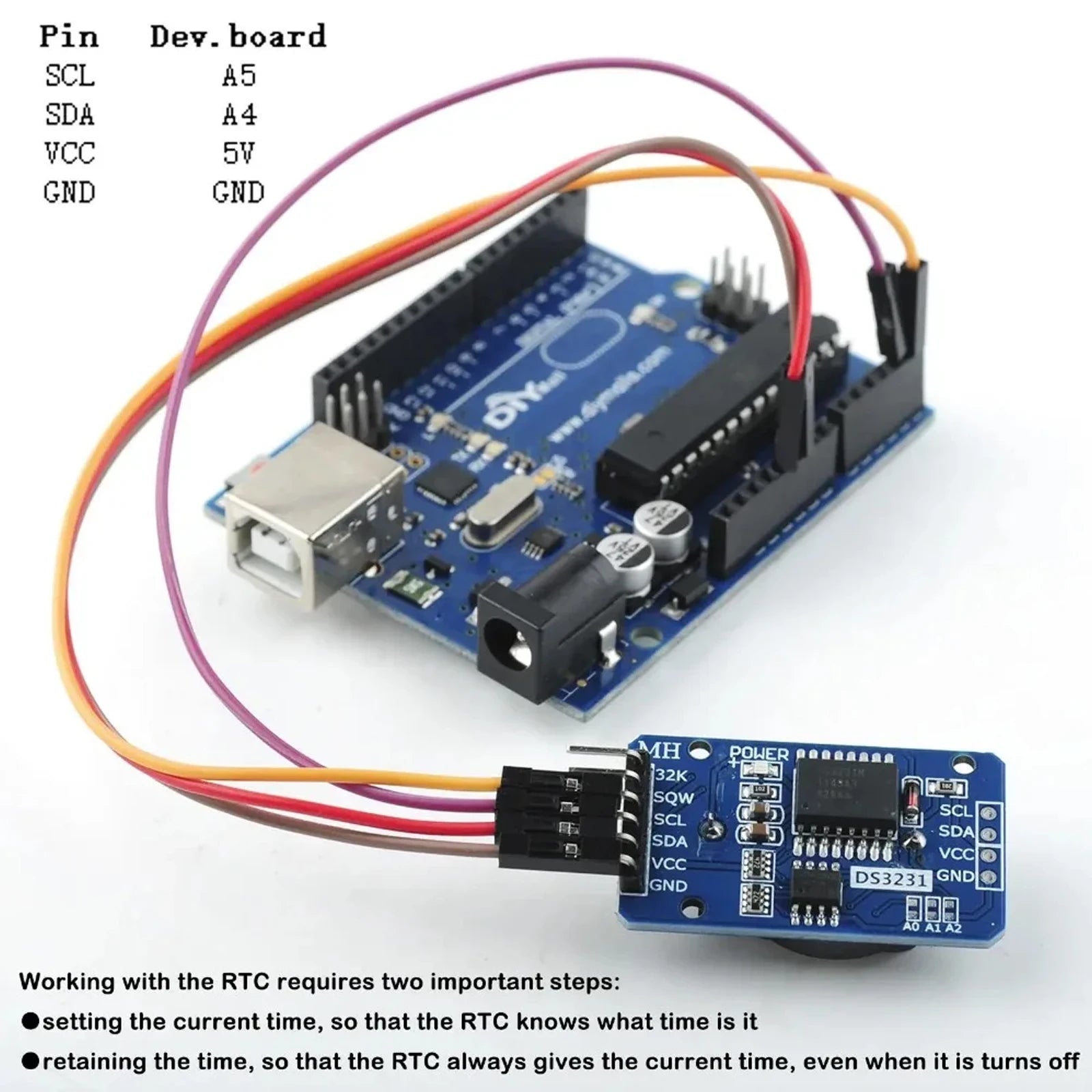 1/2/5/10PCS DS3231 Real Time Clock Module RTC Sensor High Precision AT24C32 IIC Timer Alarm Clock for Arduino Raspberry Pi