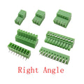 5Pair 15EDG 3.5 mm KF2EDG 3.5mm PCB Screw Terminal Block Connector Right Angle / Straight Needle Plug Pin Header Socket 2-12 Pin