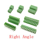 5Pair 15EDG 3.5 mm KF2EDG 3.5mm PCB Screw Terminal Block Connector Right Angle / Straight Needle Plug Pin Header Socket 2-12 Pin
