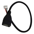 USB 2.0 to PH2.0/XH2.54/mx1.25 Data Cable, 4-Pin PH2.0 Pin to USB 2.0 Connection Cable, Small Motherboard USB Pin