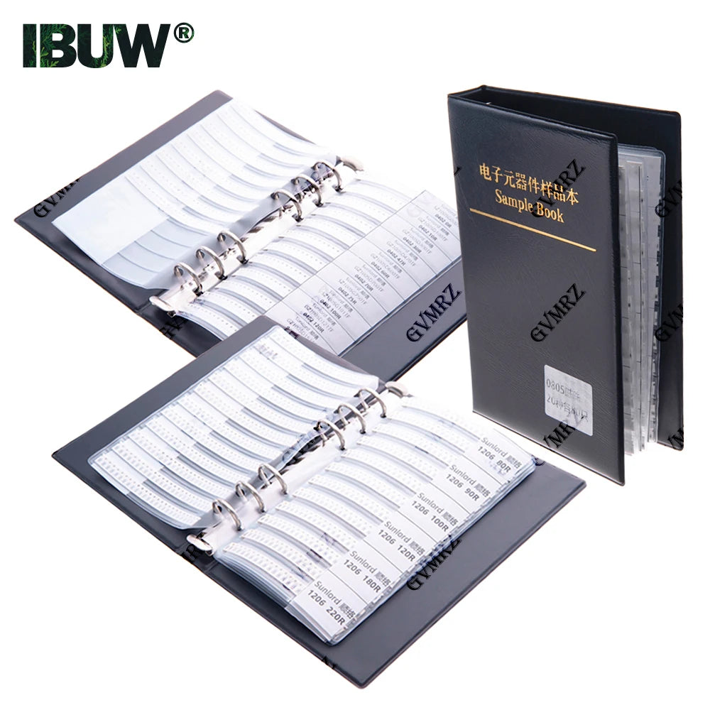 0402 0603 0805 1206 SMD Ferrite Bead Inductance Sample Book Magnetic Laminated Sheet Magnetic Beads Inductance Book Sample Kit