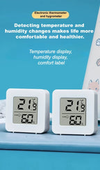 1/2/3/5PCS Mini LCD Digital Thermometer Hygrometer Indoor Room Temperature Humidity Meter Sensor Gauge Weather Station Set