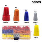 Quick Wire Connector Nut Insulated Wire Connectors Nuts Colorful Boxed Twist Caps Nuts Electrical Insulated Crimp Electrical