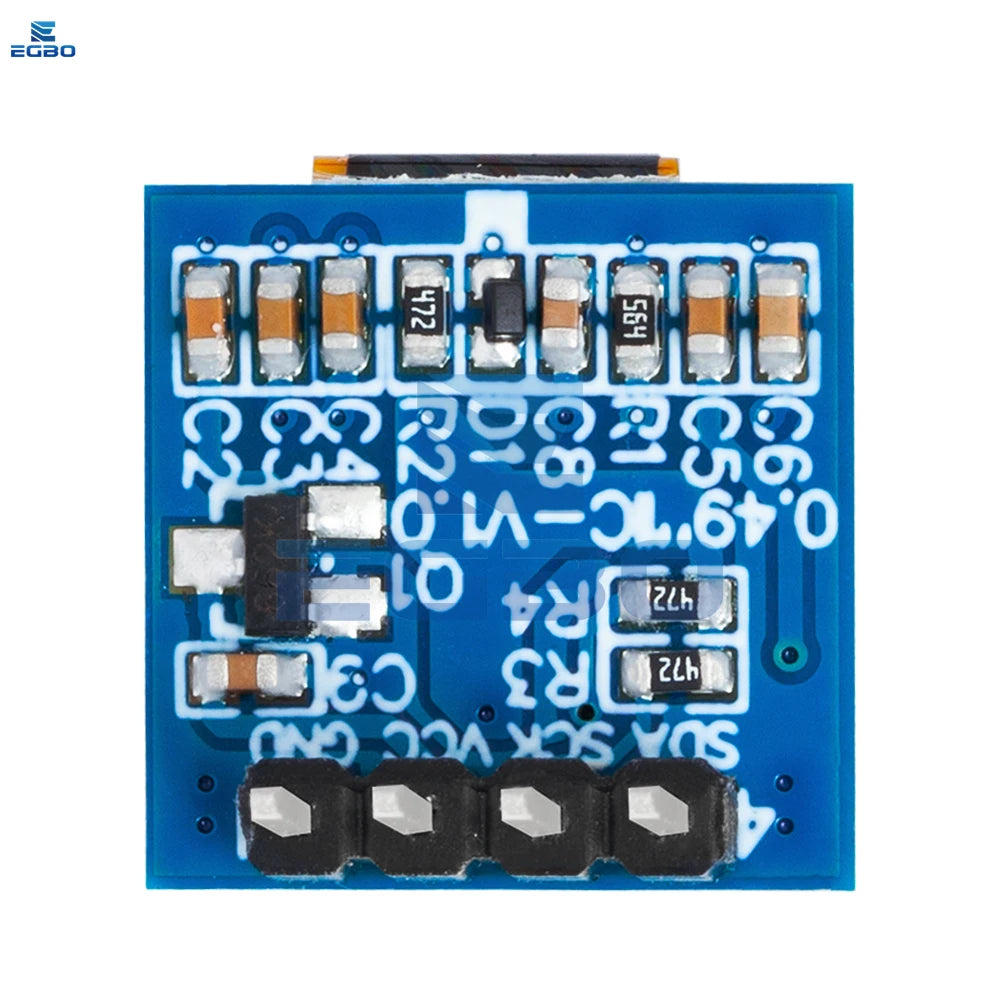 1~5PCS EGBO 0.49 Inch OLED Display LCD Module White 0.49" Screen 64x32 I2C IIC Interface SSD1306 Driver for Arduino AVR STM32