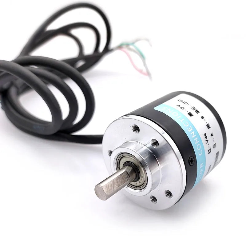Photoelectric Incremental Rotary Encoder 38S6G5-B-G24N 50/100/200/360/400/500/600PPR AB 2 Phase DC5-24V NPN Optical  Encoder