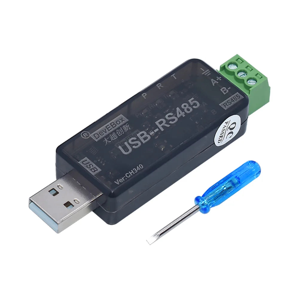 NEW CH340 CP2102 USB to RS485 serial port Industrial grade1500VRms transmission distance up to 1200 meters tested under 9600bps