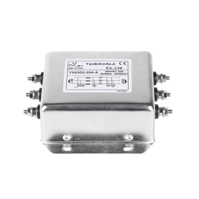 Three-phase EMI filter, 380V/520V power line filter, motor RFI filter
