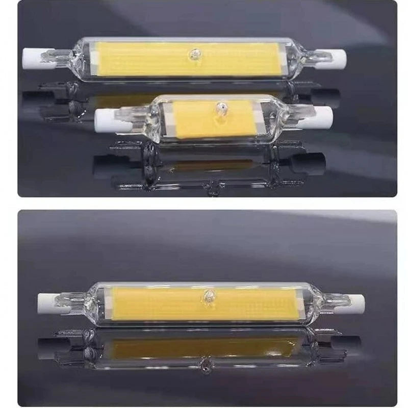 R7S LED Glass Tube 78MM 15W 20W COB Bulb 118MM 30W 40W R7S Corn Lamp J78 J118 AC220V 110V Replace Halogen Light 50W Lampadas