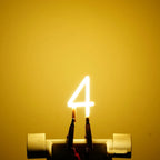 26 Letters A-Z  0-9 Numbers DIY COB Led Filament Symbols for Custom Signs 3V Decoration Retro Edison Bulb Lamp Parts LED Decor