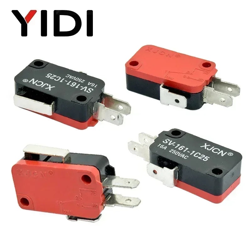 V-15 V-151 V-152 V-153 V-154 V-155 V-156-1C25 Microswitch SPDT Momentary Travel Mini Micro Limit Switch 1NO1NC Roller Lever Arm