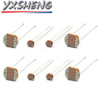 5PCS Photoresistor GL5506/5516/5528/5537/5539/5547/5549 LDR Light Detection Switch Sensor DIY