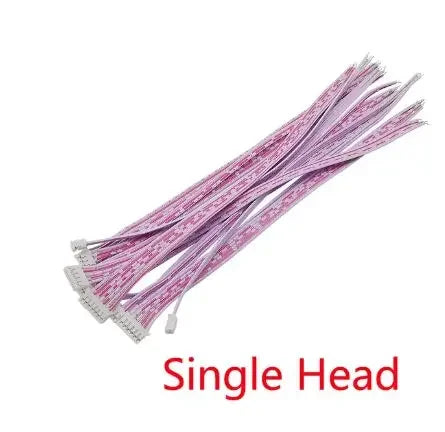 50pcs/lot Ph2.0 Female Connector Terminal Cable 10cm 20cm 30cm 2.0 Jst Wire 2p 3p 4p 5p 6p 7p 8p 9p 10p11p12p Single/double