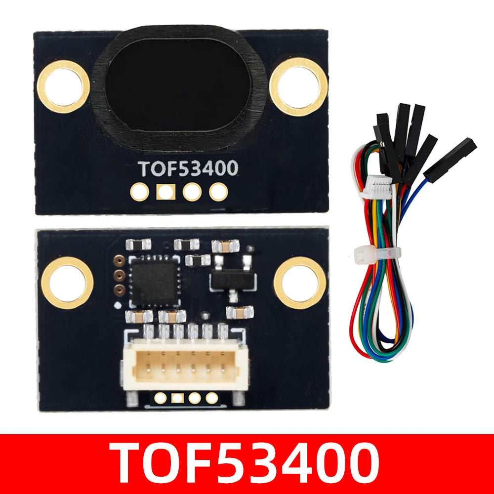 TOF53200/TOF53400 2M/4M ToF Distance Sensor - VL53L1X/VL53L0X 3V-5V for Arduino Projects