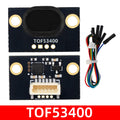 TOF53200/TOF53400 2M/4M ToF Distance Sensor - VL53L1X/VL53L0X 3V-5V for Arduino Projects