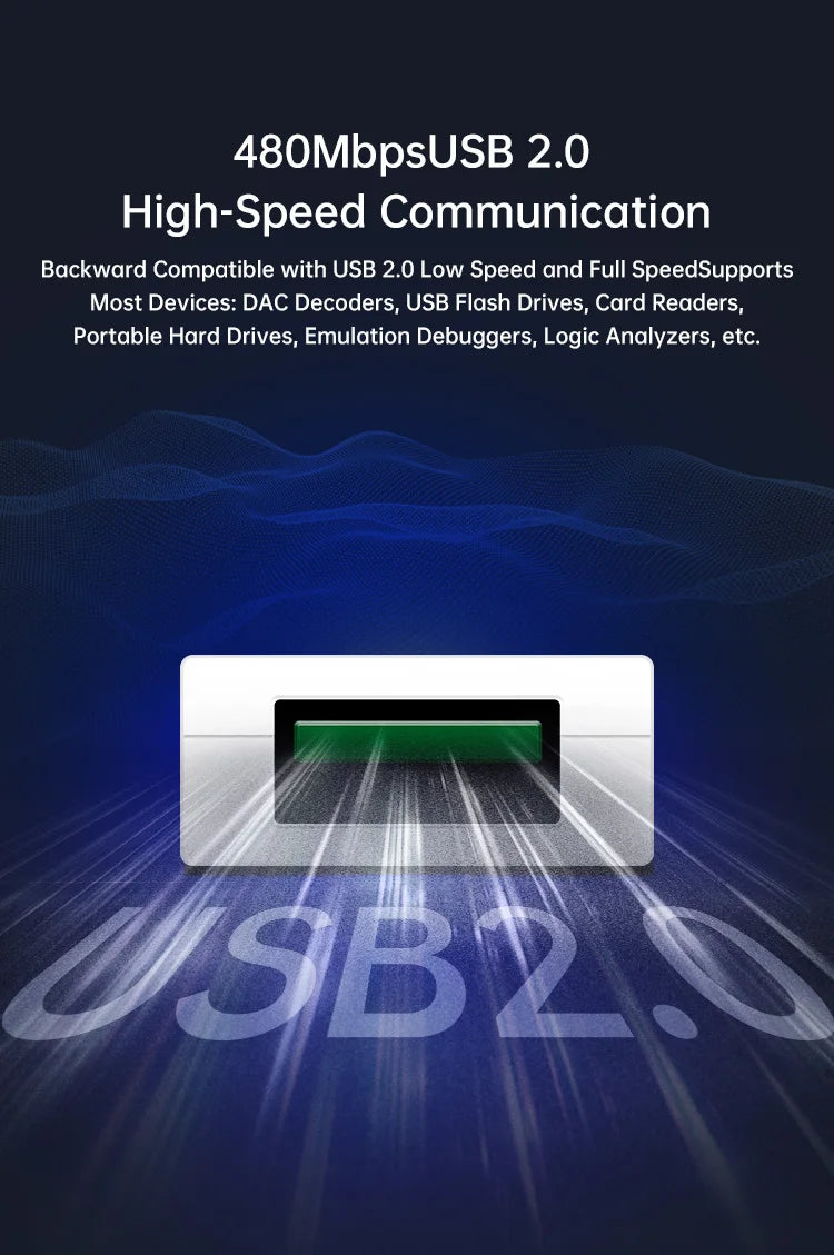 ALIENTEK USB 2.0 High-Speed Isolator HUB23 Industrial-Grade 480Mbps Opto-Coupler Photoelectric Protection Module