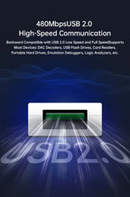 ALIENTEK USB 2.0 High-Speed Isolator HUB23 Industrial-Grade 480Mbps Opto-Coupler Photoelectric Protection Module