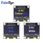 Estardyn DIYUSER 0.96 Inch OLED SSD1306 White/Blue/Yellow 128X64 IIC I2C Serial Display  12864 LCD Screen Board For