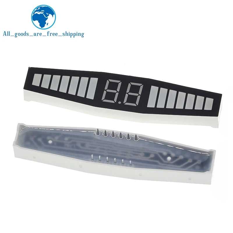 TZT 1/3PCS Reversing Radar Display 0.36 Connected Digital Tube LED Seven Segments Gongyang Green/Yellow/Red Three Colors