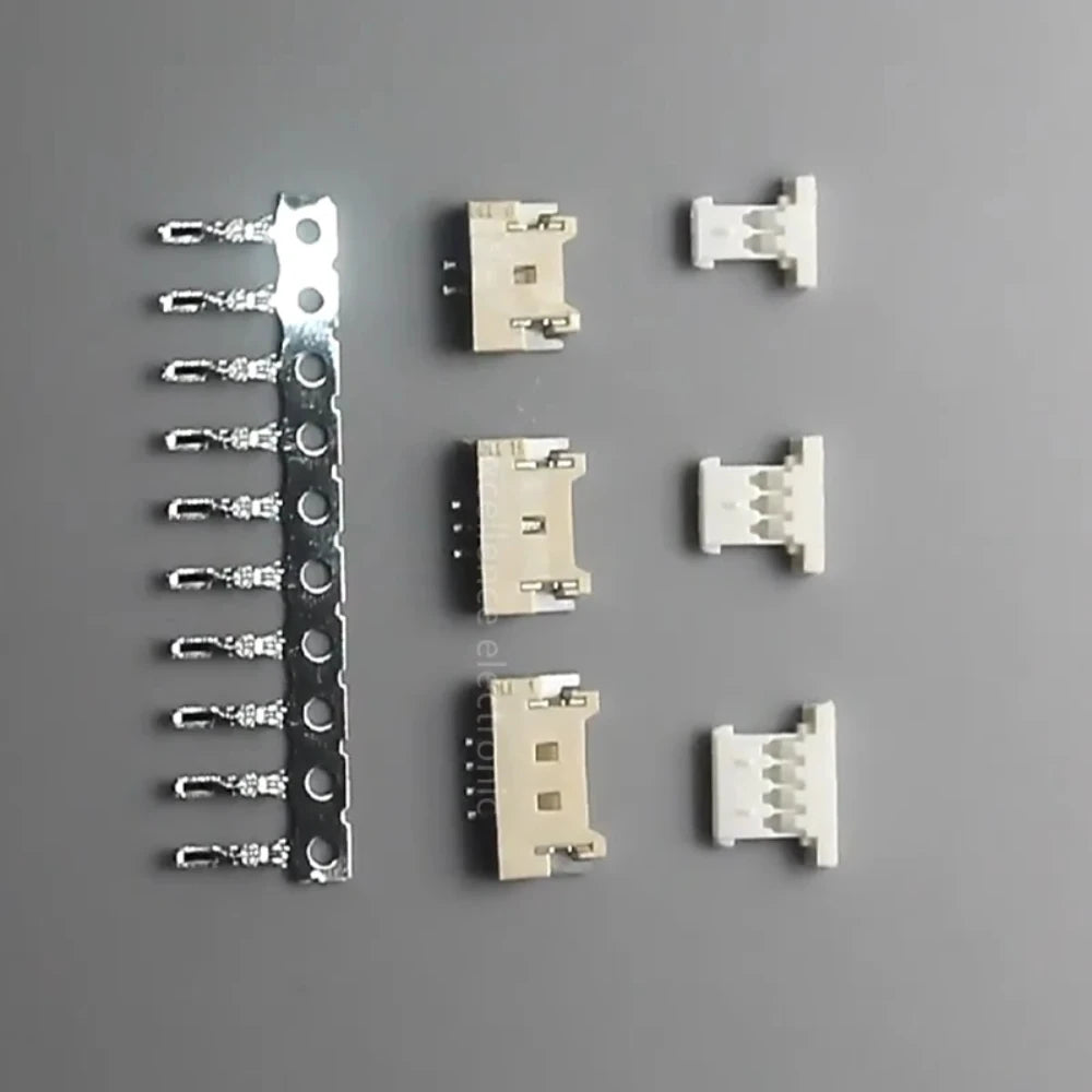 20 Sets MX1.25 51146 Connector 1.25mm Ultra-thin Type SMD Horizontal Pin Header + Housing + Terminals 2P 3P 4P 5P 6P