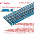50Pcs/1pc 2S 3A Li-ion Lithium Battery 7.4V 8.4V 18650 Charger Protection Board Module BMS PCM for Li-ion Lipo Battery Cell Pack