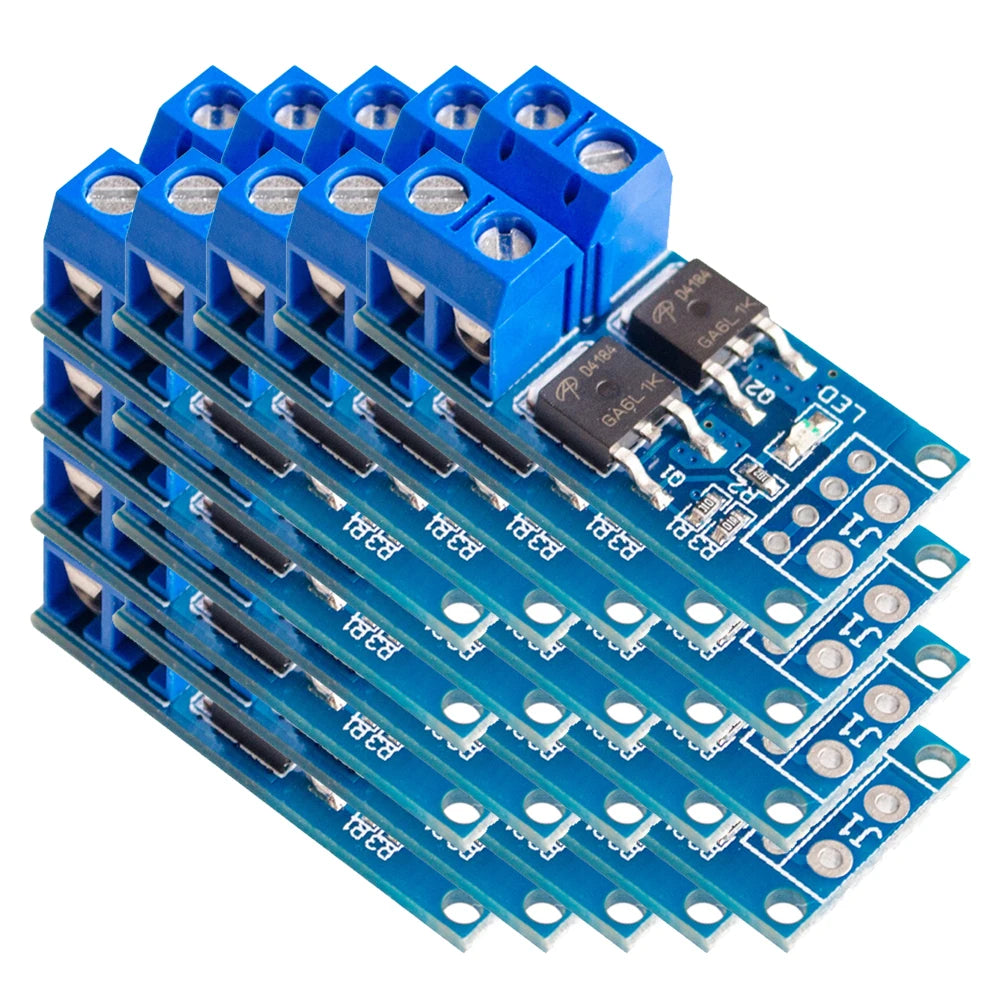 30-1PCS DC 5V-36V PWM Motor Speed Controller MOSFET 15A/30A High Power MOSFET Switch Module for LED/Motor/Pump Control 0-20KHz
