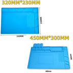 Silicone Soldering Mat ESD Antistatic Heat Insulation Motherboard Electronics Phone Repair Maintenance Working Platform Pad