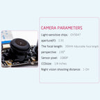 KEYESTUDIO Raspberry Pi Camera Module 5/8 Megapixels 1080p Mini HD PiNoIR Camera Wilde Angle Module For Raspberry Pi 2/3/3B/4/4B