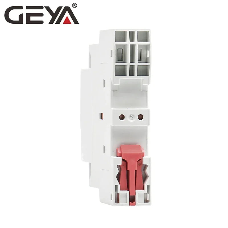 GEYA Din Rail Mounted Household Modular AC Contactor for Smart Home/Hotel - AC220V, 2P, 16A/20A/25A, 2NC/2NO/1NO1NC, 50/60Hz