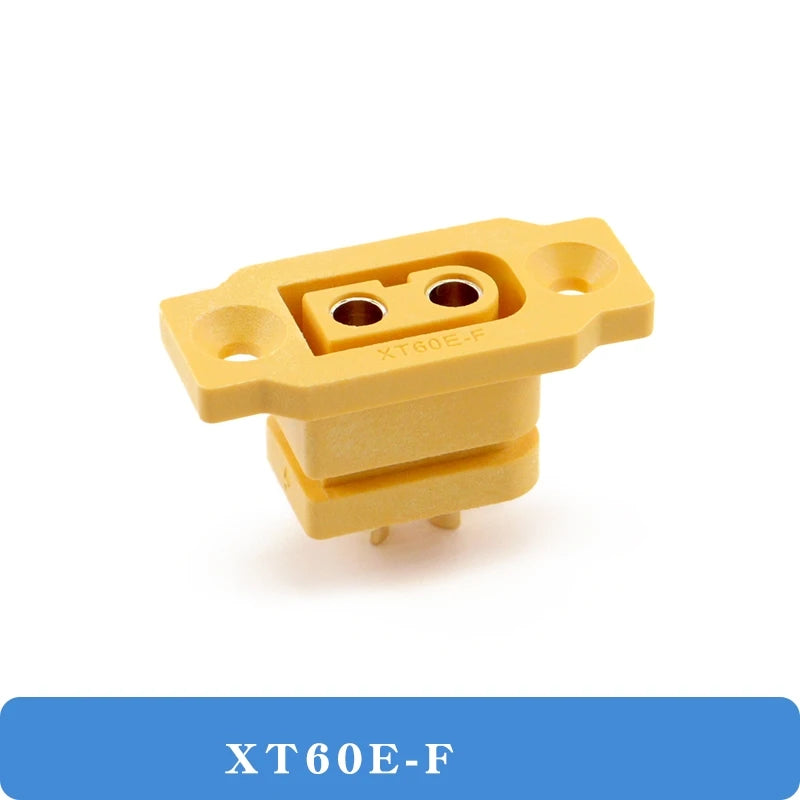 Quick Charge XT60E-F Model Airplane Battery Gold-plated 30A High Current Female Plug Mountable XT60 Connector