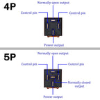 1Pcs Waterproof Automotive Relay DC 12V 24V 100A 4Pin 5Pin SPDT Car Control Device Car Relays DC 24V High Capacity Switching