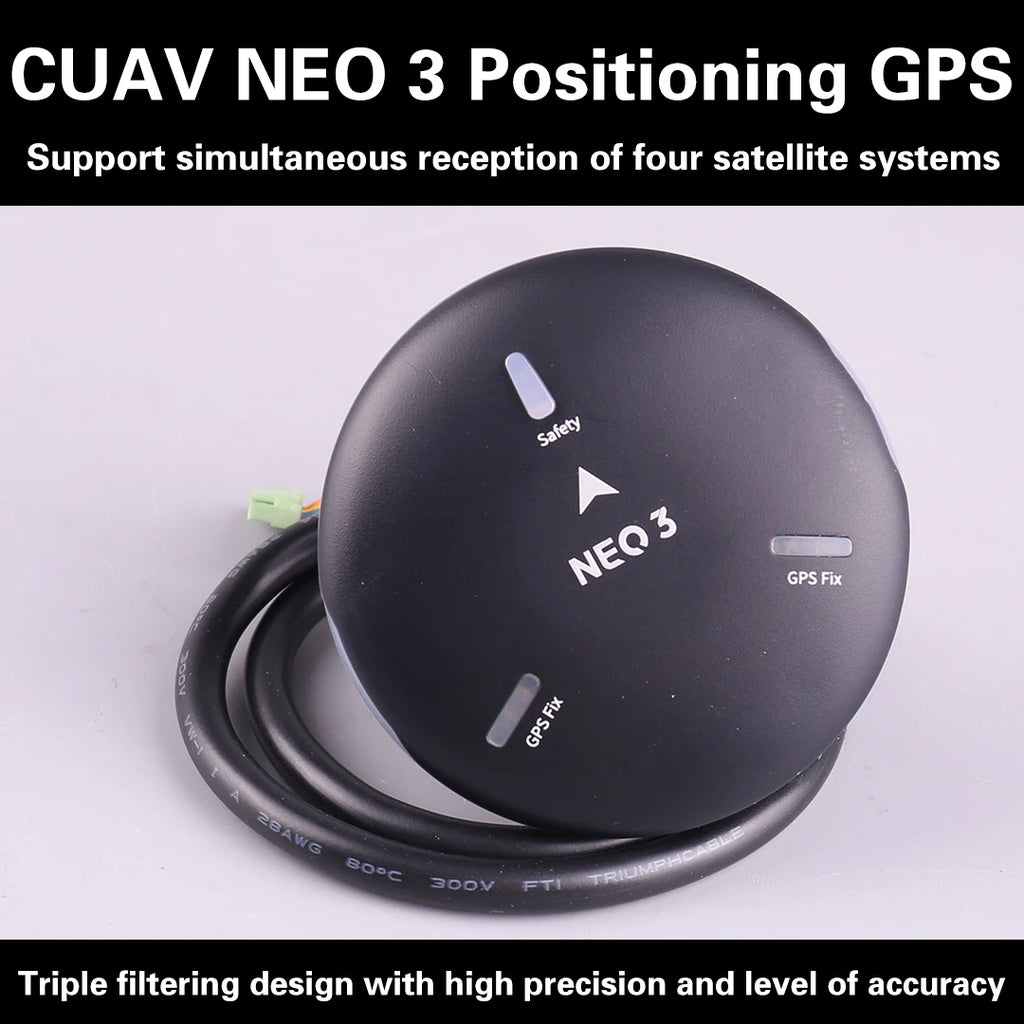 CUAV New NEO 3 GNSS M9N Module for Pixhawk Compass Support Ardupilot PX4 Open Source Navigation