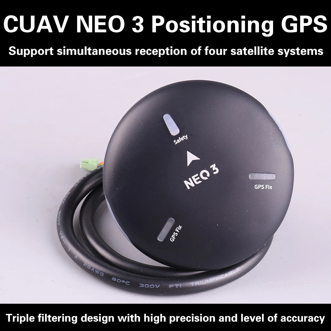 CUAV New NEO 3 GNSS M9N Module for Pixhawk Compass Support Ardupilot PX4 Open Source Navigation