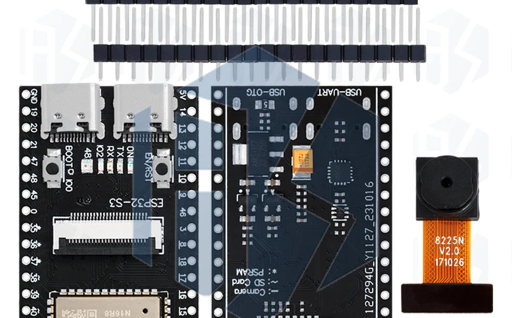ESP32-S3 CAM WiFi/Bluetooth Dev Board (WR-00M N16R8): OV2640/OV5640 Camera Module Equipped