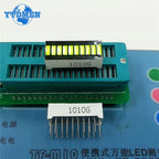 5PCS LED Display Module Ultra Bright Red Blue Green Light Bar,10-segment LED Digital Tube 20pins 8 Character 25x10mm for Arduino