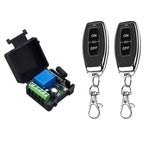 QIACHIP 433MHz Wireless Remote Control Switch Dry Contacts RF Relay Module DC 5V 12V 24V 48V 60V Remote Controls Gate Door Light