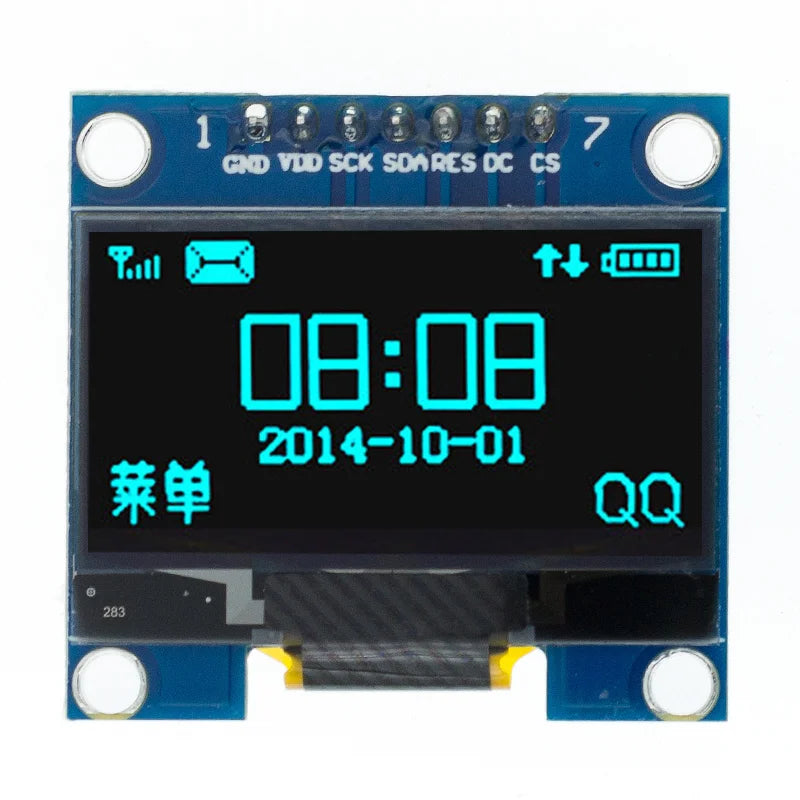 1PCS/5PCS 1.3 inch OLED module SPI/IIC Communicate white/blue color 128X64 1.3 inch OLED LCD LED Display Module 1.3" OLED module
