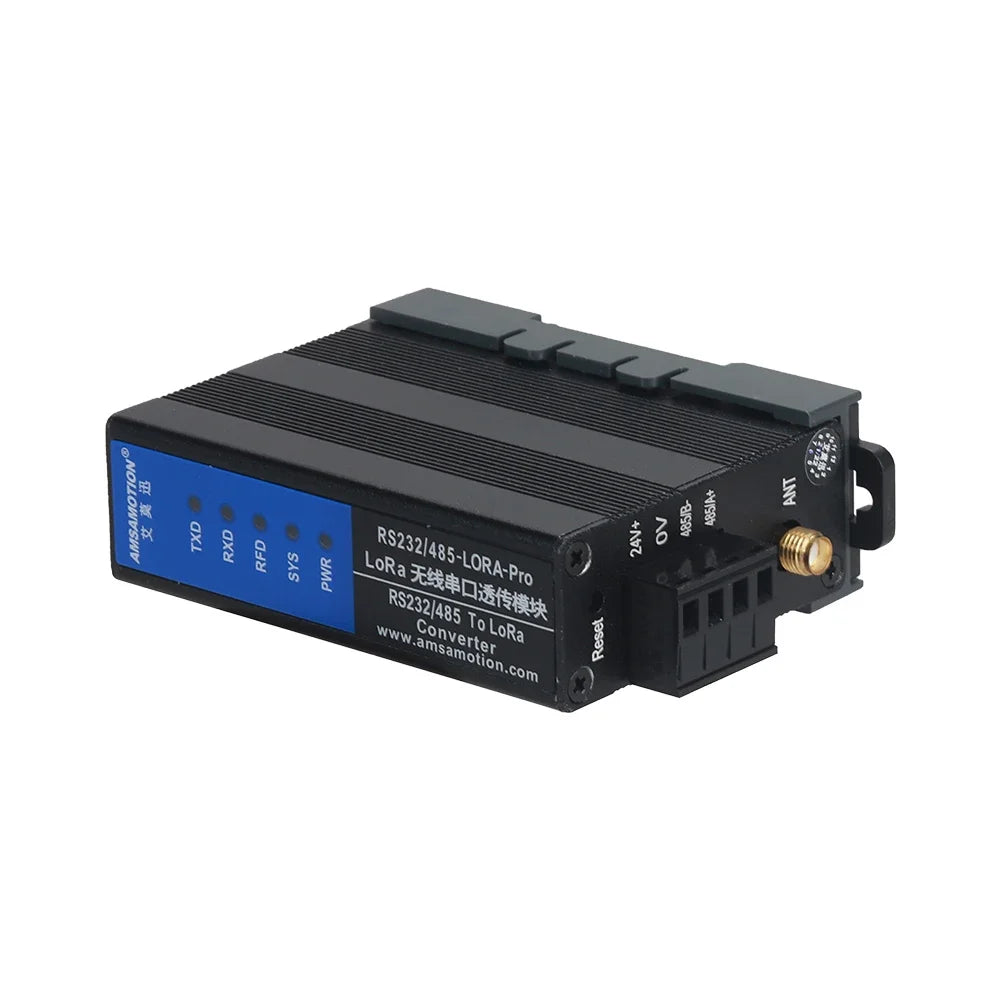 RS232/485-LORA RS422 Wireless PLC Long Rage Radio Communication Module RS485 to LR100 Signal Converter Spread Spectrum