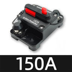 20A to 300A 12V-48V Circuit Breaker Power Protect Fuse Trolling with Manual Reset Waterproof Car Boat Manual 30A 80A 100A 300A