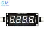 TM1637 LED Display Module for Arduino 4 Digit 7 Segment 0.56 inch Time Clock Indicator Tube Module Red Blue Green Yellow White