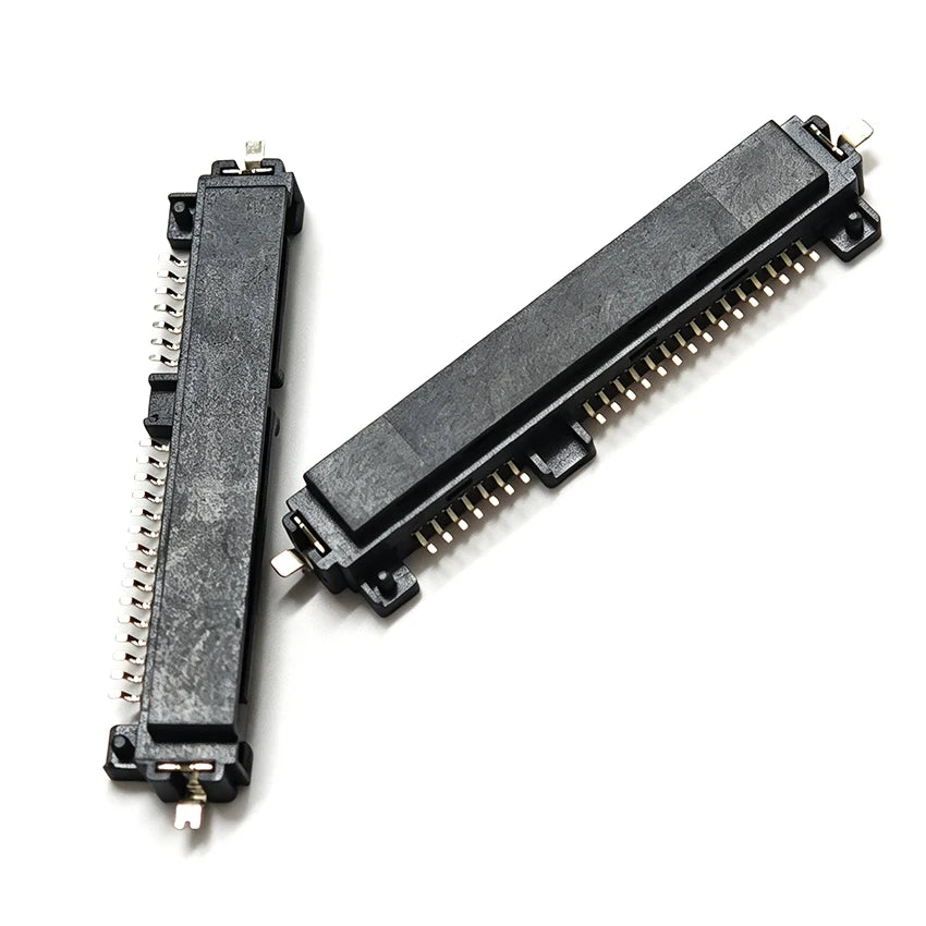 3/5PCS SATA7+15P Sinking Board 1.0 Male Socket Solid State Drive Plug SATA 22PIN SMT Male Head Notebook Hard Drive Connector