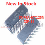 5PCS/LOT SN74AHCT125N 74AHCT125N DIP-14 logic chip IC In Stock NEW original IC