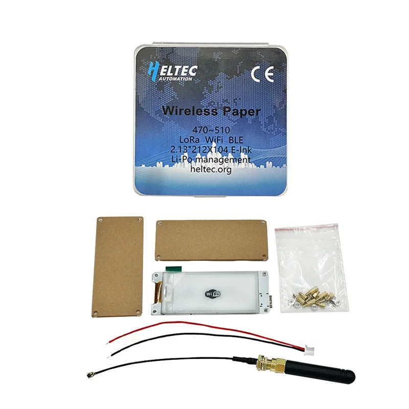 Heltec Lora Wireless Paper Meshtastic ESP32-S3FN8+SX1262  loT Wi-Fi, LoRa,BLE  Eink Display
