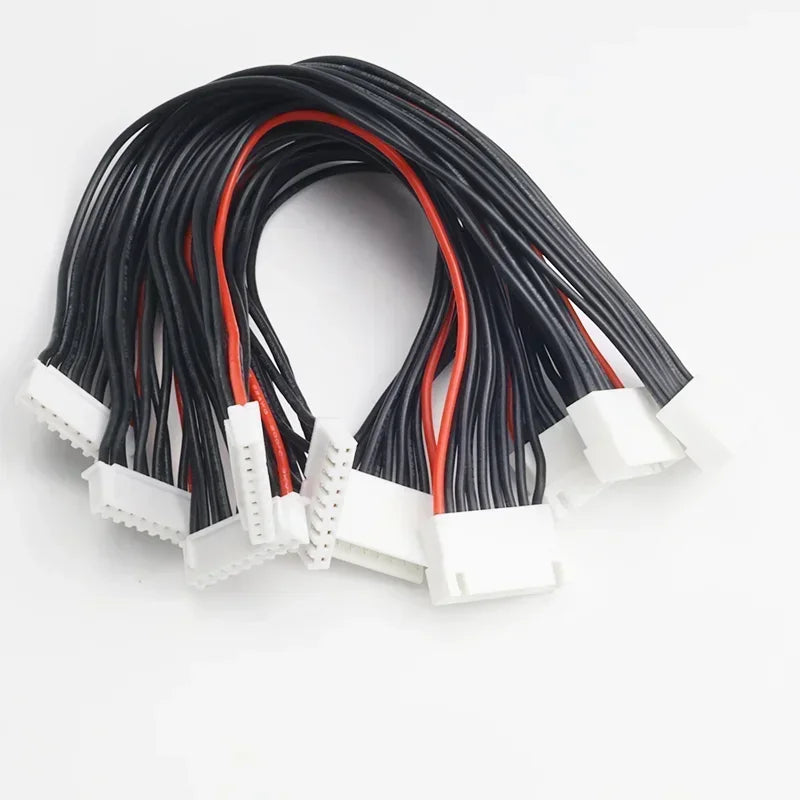 10pcs JST-XH 1S 2S 3S 4S 5S 6S 7S 8S 30cm 22AWG Lipo Balance Wire Extension Charged Cable Lead Cord for RC Lipo Battery charger
