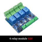 5V 12V Modbus Rtu 4 8 channel Relay Module RS485 TTL Communication 4 8 way Input Relay Module