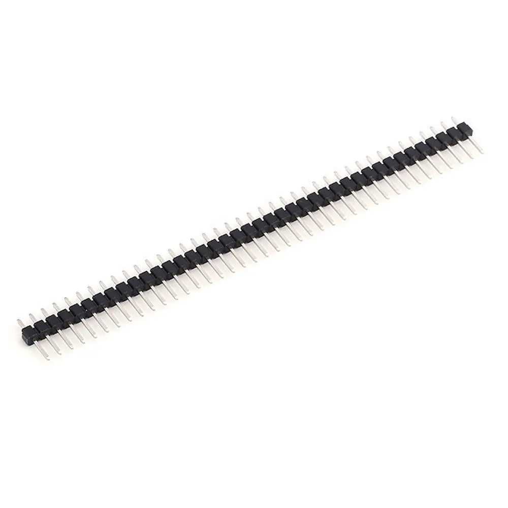 10PCS 2.54mm 1X40Pin Single Row Male Breakable Pin Header Connector PCB Pin Strip for Arduino Yellow/Green/White/Black/Red/Blue