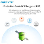 Wifi Lora Outdoor Fiberglass Antenna 868/915MHZ CDEBYTE TX915-BLG-26 N-J Connector 3-6dBi Waterproof for Router Modem Aerial