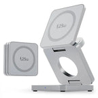 3 in 1 Qi2.2 25W Folding Wireless Charger For iPhone HUAWEI Samsung Portable Magnetic Wireless Phone Charging Station
